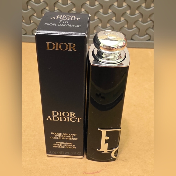 Dior Addict Hydrating Shine Lipstick - 716 Dior Cannage. BNIB - Picture 4 of 6